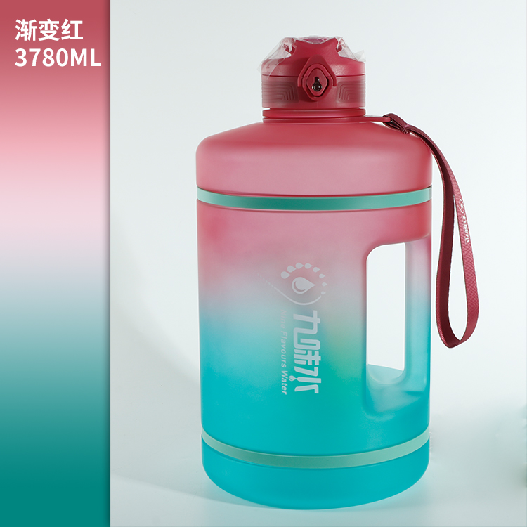 九味水专用水桶3.78L【渐变红】